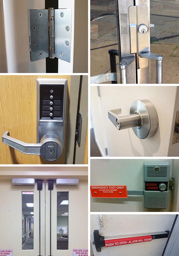 Commercial door hardware