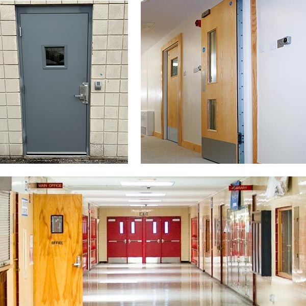 commercial doors with lite kits